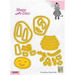 Wykrojnik - Nellie`s - SD299 zebra